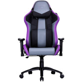 Cooler Master Caliber R3 Gaming Chair (Purple), Steel Frame, Ultra Comfortable Memory Foam & PU, 2D Armrest, Up To 180° Recline & 150KG Max Weight Load | CMI-GCR3-PR | - CompuMe