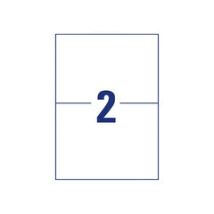 Riklabel Sticky Label A4, 2 Pieces