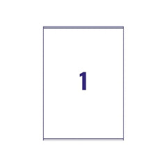 Riklabel Sticky Label A4, 1 Piece