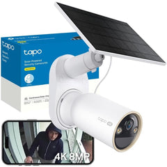 Tp Link Tapo C460 Kit 4k 8mp Battery Solar Security Camera Outdoor Wireless, Cv, Ultra Hd, No Monthly Fee, Ai Deteion, Two Way Talk, Ip66, Starlight Colour Night Vision, Works With Alexa & Google