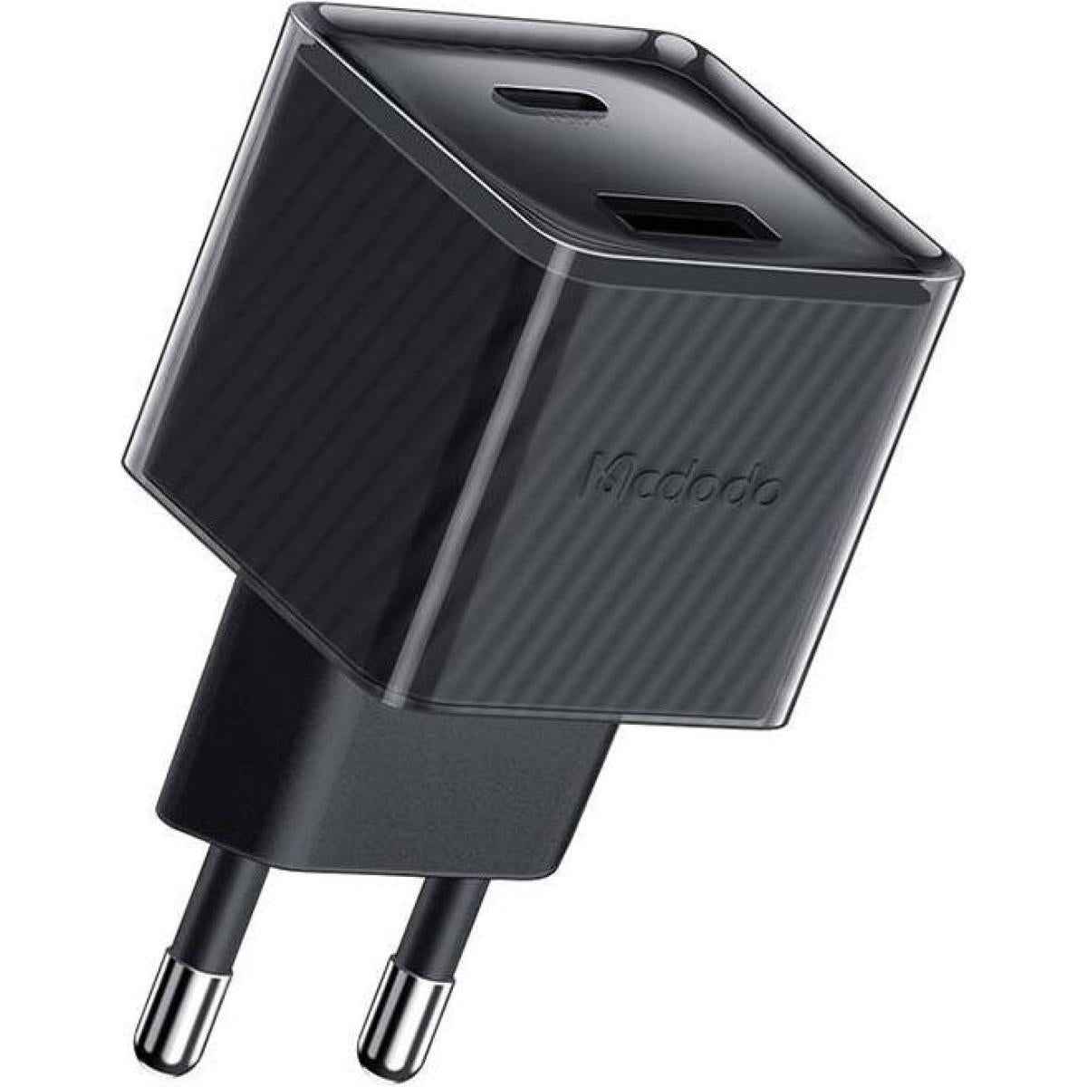 Mcdodo Ch 4151 Charger 33w Gan Fast Charging Pd Dual Port Usb A And Type C Black