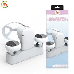 Jys Charging Station and Display Stand for Oculus Quest 2 Jys - OC003 with vr accessories