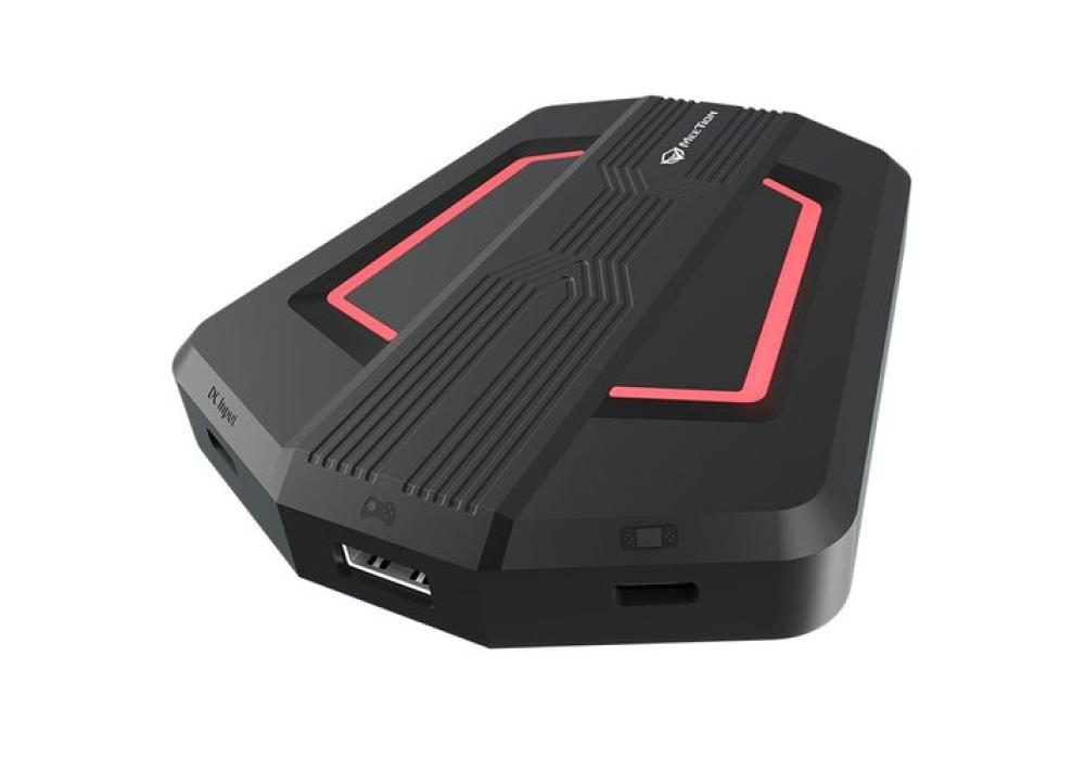 Meetion MT-AP015 Gaming Adapter - Keyboard and Mouse Converter with LED Backlight for PS4, Xbox One, Nintendo Switch, PS3 & Xbox 360