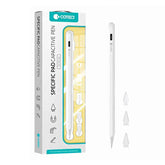 Coteci P5 Ip 017 Capacitive Pen Anti Mistouch Oblique Pressure Fast Charging Magnetic Attraion Charging For Ipad White