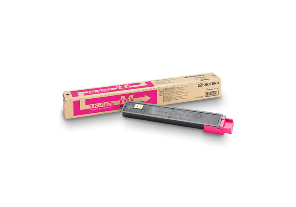 KYOCERA Toner Cartridge TK-8325M - Magenta - 12.000 Pages High Capacity Genuine Premium Printer Toner for TASKalfa 2551ci