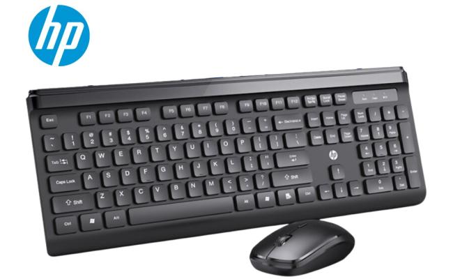 Hp wireless keyboard and mouse combo for computer setup