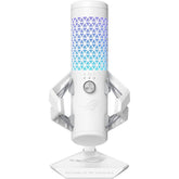 ASUS ROG Carnyx Professional Cardioid Condenser Gaming Microphone, 192 kHz / 24-bit Sampling Rate, High-pass Filter & Built-in Pop Filter, Touch Mute, AuraSync RGB Lighting, White