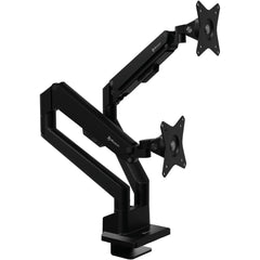 Arozzi Alzare Neo Duo Gas Spring Dual Monitor Arm Support up to 9KG 360° Screen Rotation Adjustable Height & Full Motion - Black
