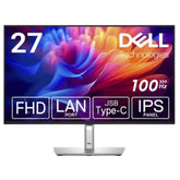 Dell P2725HE (2025) Professional 27" IPS Full HD 100Hz 99% sRGB Built-In USB C Hub with 90W Power Delivery Extensive Connectivity ( Display Port , HDMI , Lan , USB Hub) Full Adjustable Stand , Black