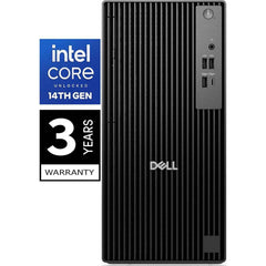 Dell Pro Tower Q1250 (2025) 14gen Intel Core I7 14700 20 Cores Tower High Performance Desktop & 3 Years Warranty Black