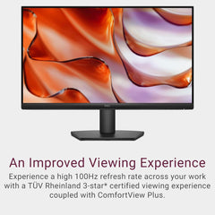Dell SE2425HM 24" IPS Full HD 100Hz Eye Comfort Technology, Anti-glare, Arsenic-free Glass w/ HDMI & VGA Interface , Black