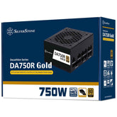 SilverStone DA750R Gold 750W (ATX 3.1) PCIE 5.1 (12V-2x6) 80 Plus Gold Full Modular - High Performance Power Supply | SST-DA750R-GMA (Black) |