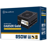 SilverStone DA850R Gold 850W (ATX 3.1) PCIE 5.1 (12V - 2x6) 80 Plus Gold Full Modular - High Performance Power Supply