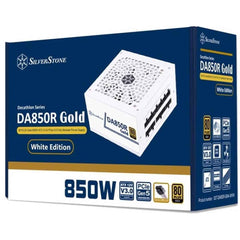 SilverStone DA850R (White Edition) Gold 850W (ATX 3.1) PCIE 5.1 (12VHPWR) 80 Plus Gold Full Modular - High Performance Power Supply | SST-DA850R-GMA-WWW (White) |