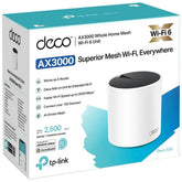 TP-Link Deco X55 AX3000 WiFi 6 Mesh System Covers up to 2500 Sq.Ft. Replaces Wireless Router & Extender 3 Gigabit Ports Per Unit Supports Ethernet Backhaul (1-pack)