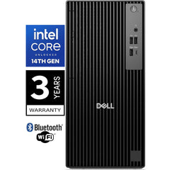 Dell Pro Tower Q1250 (2025) 14gen Intel Core I7 14700 20 Cores Tower W/ Wireless Wifi 6 & Bluetooth & 3 Years Warranty Black