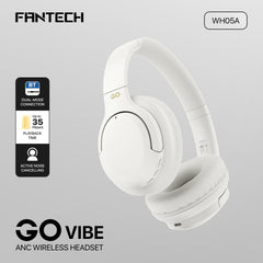 FANTECH WH05A GO VIBE ANC WIRELESS HEADSET BAIGE - CompuMe
