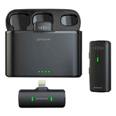 Proove Demo Wireless Microphone Microphone Charging Case Mic Portable Audio Video Recording For Iphone Android Live Gaming Mic