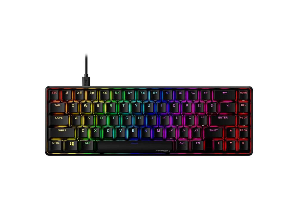 HyperX Alloy Origins 65 - Mechanical Gaming Keyboard – Compact 65% Form Factor - Linear Red Switch - Double Shot PBT Keycaps - RGB LED Backlit - NGENUITY Software Compatible,Black HyperX Alloy Origins 65 - Mechanical Gaming Keyboard – Compact 65% Form Factor - Linear Red Switch - Double Shot PBT Keycaps - RGB LED Backlit - NGENUITY Software Compatible,Black