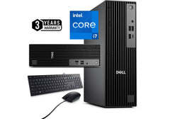 Dell Pro Slim QCS1250 Desktop PC, Intel® Core™ i7-14700 5.4GHz Processor 20 Core, 16GB DDR5, 1TB SSD, Wi-Fi 6E, BT 5.3 - 14th Generation - 3 Year Warranty
