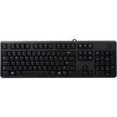 Dell KB212 USB Quiet Key Wired Keyboard for Windows, Plug and Play, Full-Size, Compatible with PC, Laptop Arabic / English Layout - Black