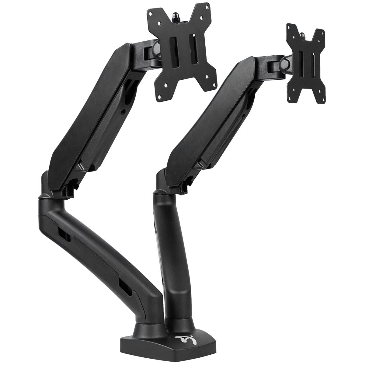 Arozzi Alzare Dual Gas Lift Monitor Arm 360° Screen Rotation Cable Management Black Arozzi Alzare Dual Gas Lift Monitor Arm 360° Screen Rotation Cable Management Black