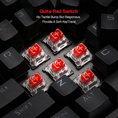 Redragon Broadsword K588 RGB Wired Mechanical Blue Switch Keyboard with RGB Back Lighting - Black