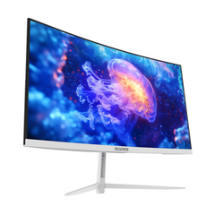 Sades NC-Pelagia SC-CJ04F24W, 24" FHD 1920x1080, 200Hz, VA, Curved Gaming Monitor - White