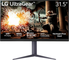 LG 32GS75Q-B UltraGear 32" QHD IPS 180Hz 1ms Gaming Monitor