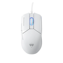 Machenike M7 Pro Wired Gaming Mouse β White High-Precision Sensor Lightweight Design