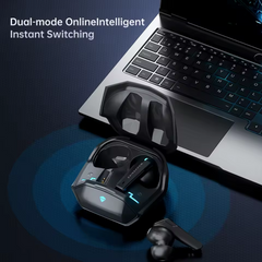 Machenike TH60 TWS Wireless Earphones β Bluetooth 5.4 4-Mic ENC Noise Cancelling Dual Sound Effects (Gaming/Music) Fast Charging 7+ Hours Battery Life
