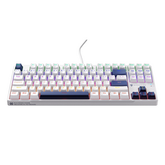 Machenike K500B-B87 Wired Mechanical Keyboard – 87-Key Red Switches Hot-Swappable RGB Backlight