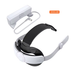 DOBE TY-3878 VR Headset Battery & Adjustable Headband for Meta Quest 3/3S – Power with Multi-Security Protection