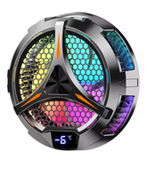 Magnetic Universal Tablet Cooler with Temperature Display for iPad Cooling Fan RGB Lighting 18W for IPad/Surface Pro/Samsung Tab
