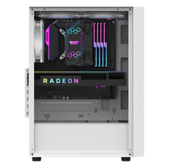 Darkflash A290 ATX with 3 FANS PC Case - White