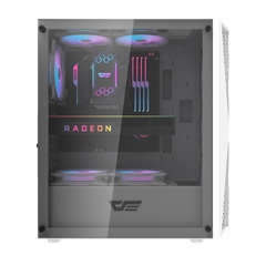 Darkflash DK352 Mesh ATX Case - White