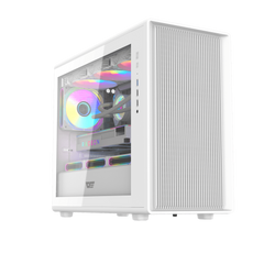 Darkflash DB460M M-ATX with 3 FANS PC Case - White