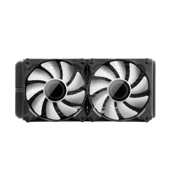 Darkflash Twister DX240 V2 240mm AIO ARGB Liquid CPU Cooler - Black
