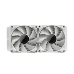 Darkflash Twister DX240 V2 240mm AIO ARGB Liquid CPU Cooler - White