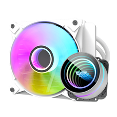 Darkflash Twister DX120 120mm AIO ARGB Liquid CPU Cooler - White