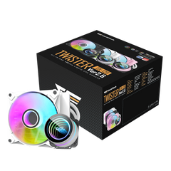 Darkflash Twister DX120 120mm AIO ARGB Liquid CPU Cooler - White