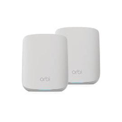 NETGEAR (RBK352) Orbi Mesh AX1800 (Up to 1.8 Gbps) Wi-Fi 6 Dual Band Router with 1 Satellite Extender Whole Home Coverage up to 2,500 sq. ft. and 30 Devices (2-Pack) | RBK352 | - CompuMe