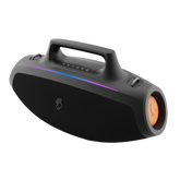 Skullcandy Barrel Bluetooth Boombox Speaker – Water-Resistant Wireless Portable Speaker - Black