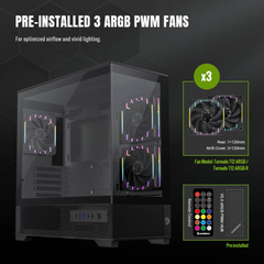 GAMEMAX VISTA 2 MB GAMING CASE