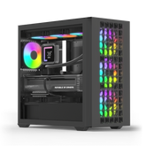 AeroCool D302A ARGB Mesh mATX Mini Tower Gaming Case – Black