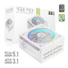 GAMEMAX RGB PRO 1300P WHITE POWER SUPPLY