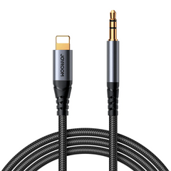 JOYROOM SY-A06 Audio-Transfer Series AUX Audio Cable (Lightning to 3.5mm) 1.2m-Black