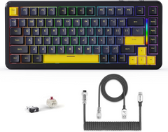 ATTACK SHARK M86 Tri-mode Gasket Blueberry switch Mechanical Keyboard - Star Black