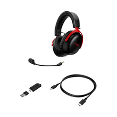 HyperX Cloud III S Wireless Gaming Headset - (Red-Black)