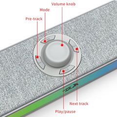 REDRAGON G515G NEO DUAL MODE RGB SOUNDBAR WHITE
